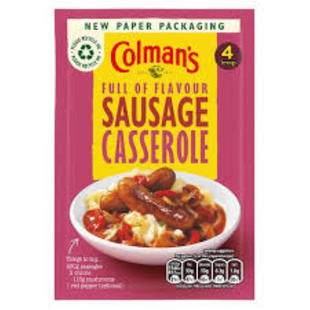 COLMANS SAUSAGE CASSEROLE 39G
